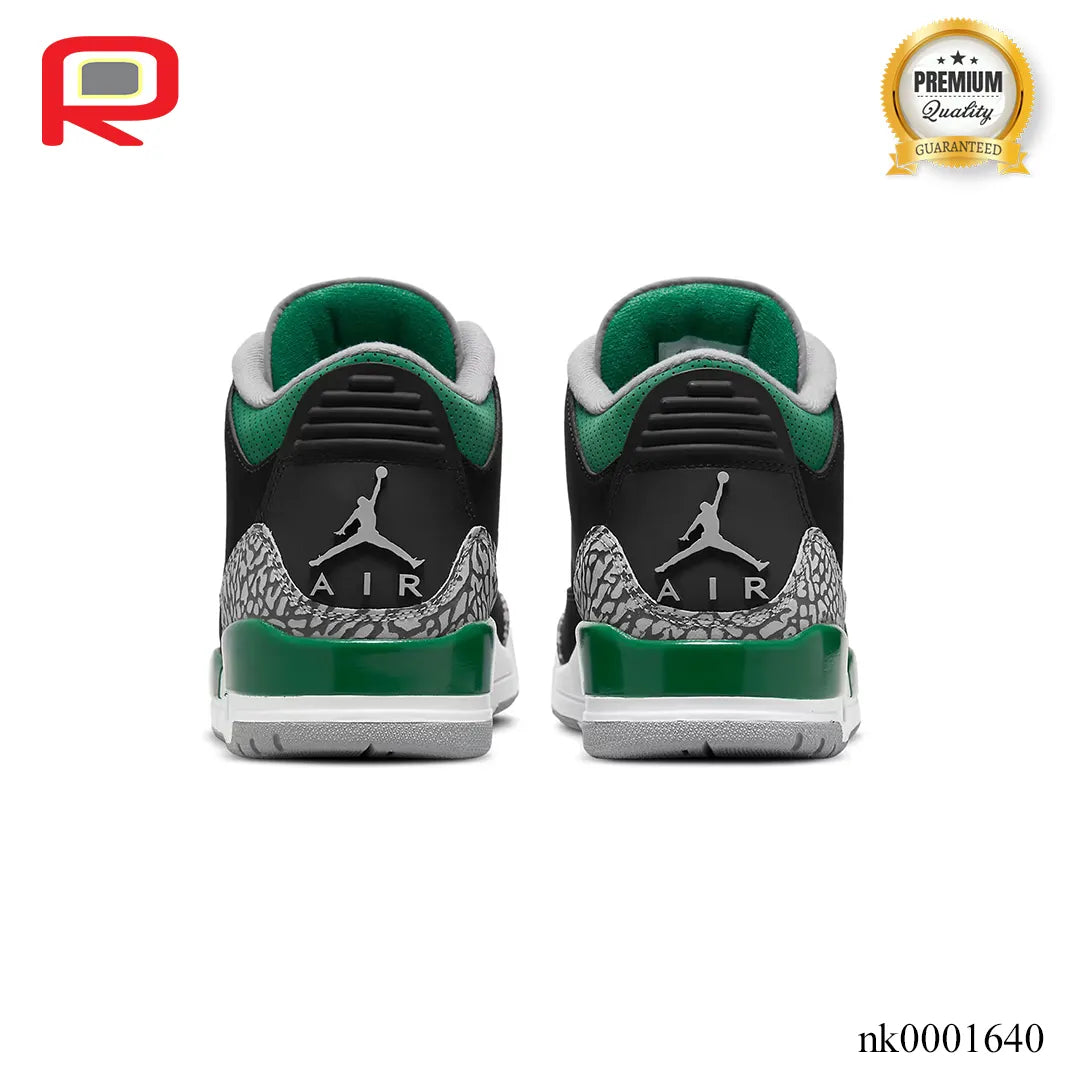 AJ 3 Retro Pine Green Shoes Sneakers - nk0001640 image 4