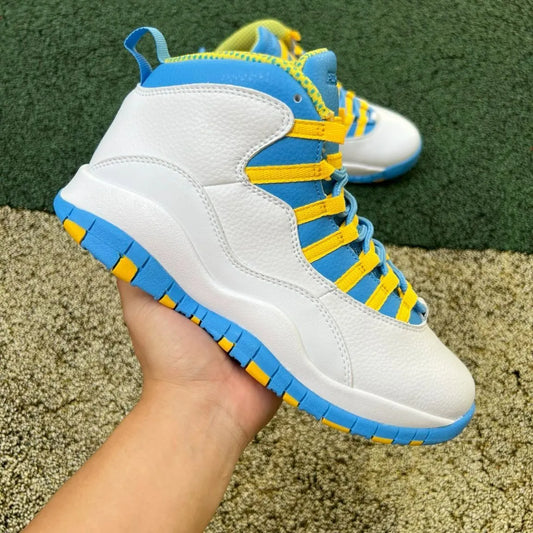 AJ 10 Carolina Blue Yellow Shoes Sneakers – nk0004714 image 2