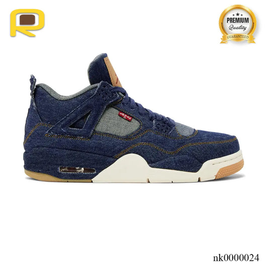 Levi’s x AJ 4 Denim Shoes Sneakers – nk0000024 image 0