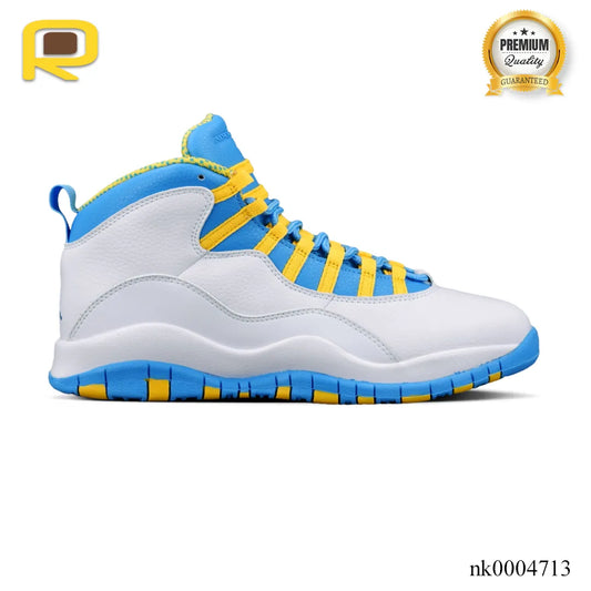 AJ 10 Carolina Blue Yellow Shoes Sneakers – nk0004714 image 0