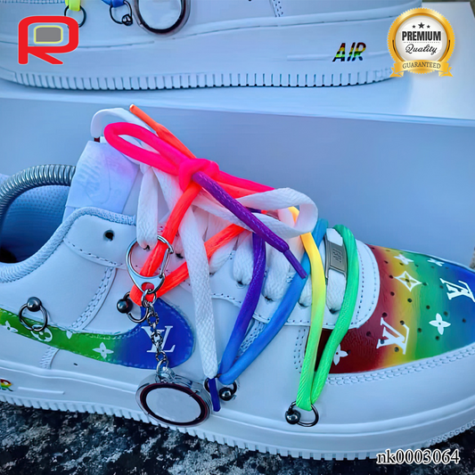AF 1 Rainbow Custom Shoes Sneakers - nk0003064 image 2