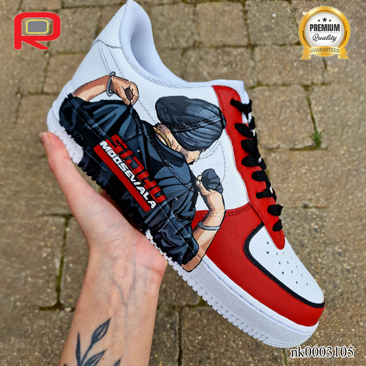 AF 1 Sidhu Moose Wala Custom Shoes Sneakers - nk0003105 image 0