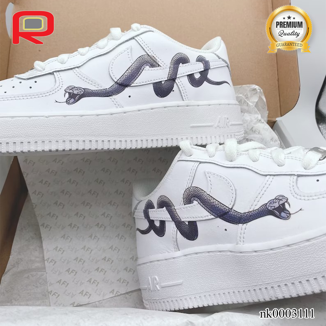 AF 1 "Snake" Custom Shoes Sneakers - nk0003111 image 5