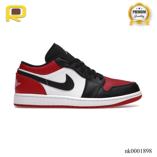 AJ 1 Low Bred Toe Shoes Sneakers - nk0001898 image 0