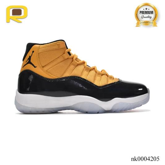 AJ 11 Retro 'Black Yellow' Shoes Sneakers - nk000205 image 0