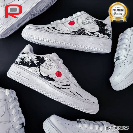 AF 1 The Great Wave Custom Shoes Sneakers - nk0002685 image 0