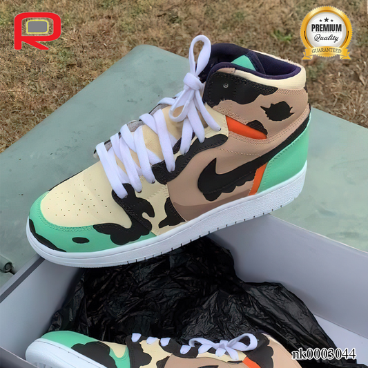 AJ 1 x Ben & Jerry Custom Shoes Sneakers - nk0003044 image 0