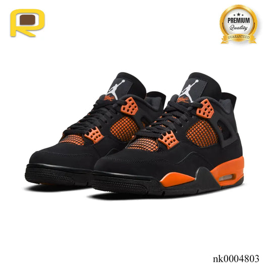 AJ 4 Orange Thunder Shoes Sneakers - nk0004803 image 2