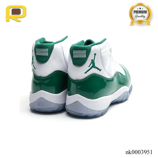 AJ 11 White Green Shoes Sneakers - nk0003951 image 2