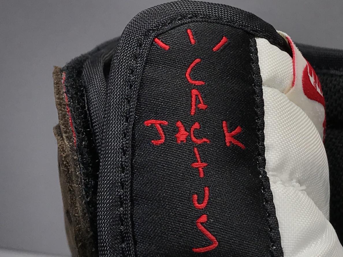 Travis Scott x AJ 1 High OG Mocha Shoes Sneakers – nk0000014 image 12