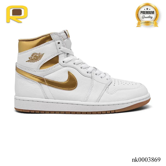 AJ 1 High OG Metallic Gold Shoes Sneakers - nk0003869 image 0