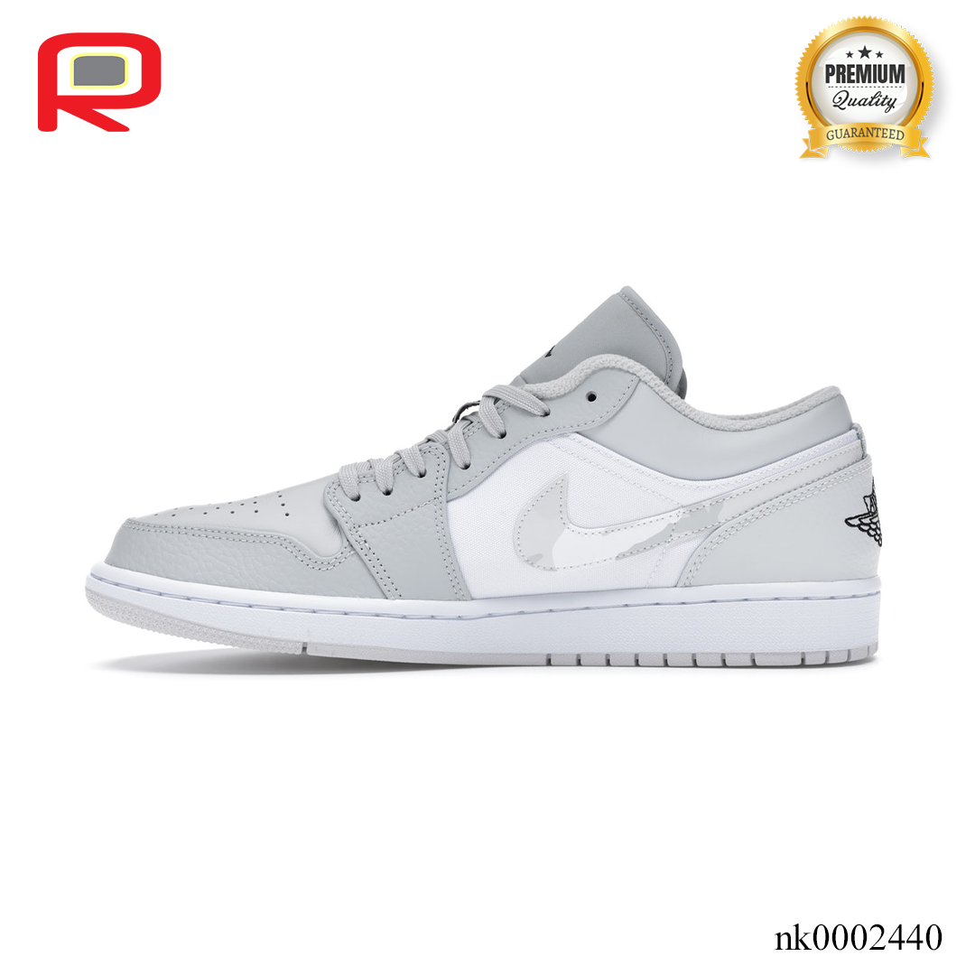 AJ 1 Low White Camo Shoes Sneakers - nk0002440 image 1