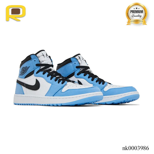 AJ 1 High Golf University Blue Shoes Sneakers - nk0003986 image 2