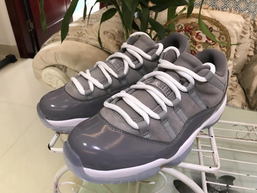 AJ 11 Low Cool Grey Shoes Sneakers - nk0000617 image 12