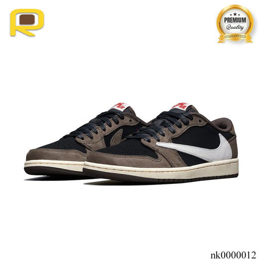Travis Scott x AJ 1 Low OG Dark Mocha Shoes Sneakers - nk0000012 image 2