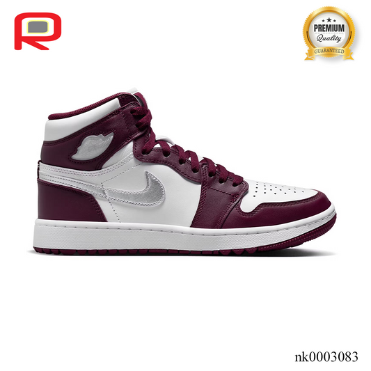 AJ 1 Retro High Golf Bordeaux Shoes Sneakers - nk0003083 image 0