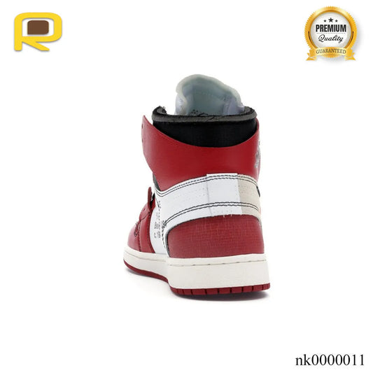 OW x AJ 1 High Chicago Shoes Sneakers – nk000011 image 2