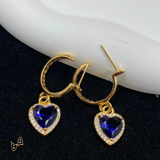 CH Vine Heart Drop Earrings - CH0156 image 2