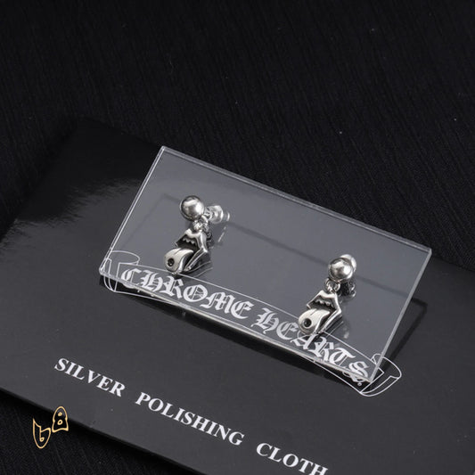 CH Cross Flower Earrings - CH0152 image 2