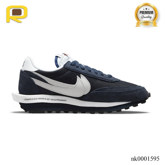 Fragment x Sacai x LDWaffle Blackened Blue Shoes Sneakers - nk0001595 image 0