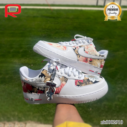 AF 1 Floral Custom Shoes Sneakers - nk0002910 image 0