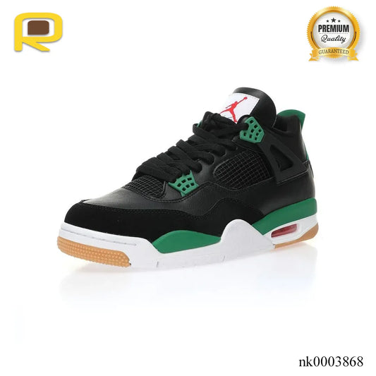 SB x AJ 4 Black Green Shoes Sneakers - nk0003868 image 2