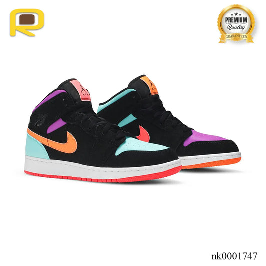 AJ 1 Mid Multi-Color Shoes Sneakers - nk0001747 image 2