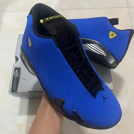 AJ 14 Ferrari Blue Shoes Sneakers - nk0004580 image 2