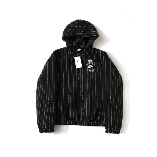 NK x Stussy Striped Wool Jacket - NK0013 image 0