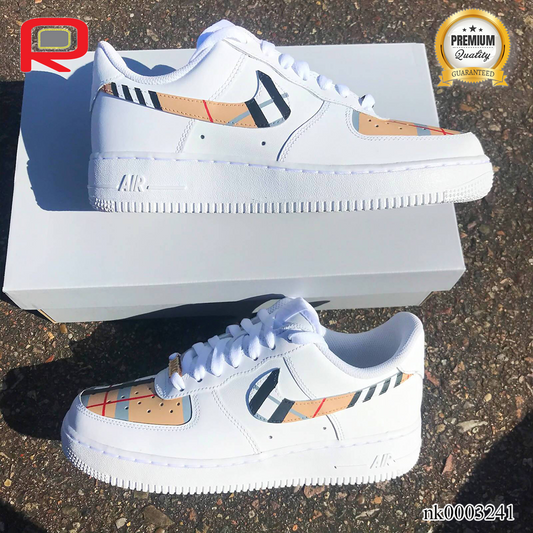 AF 1 BUR 2 Custom Shoes Sneakers - nk0003241 image 2