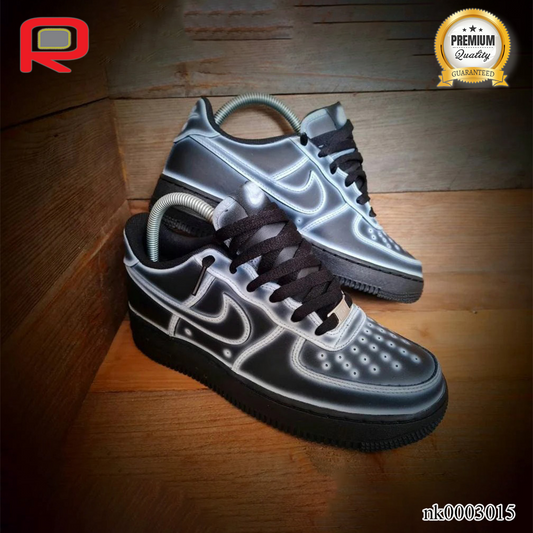 AF 1 Black Cartoon Custom Shoes Sneakers - nk0003015 image 2