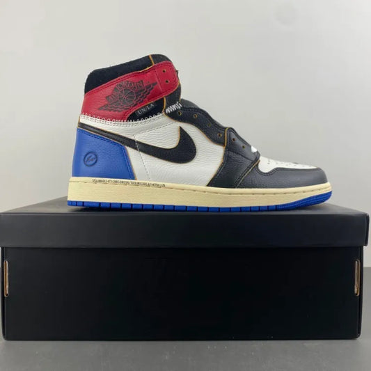 Fragment x Union LA x AJ 1 High OG Varsity Red Shoes Sneakers – nk0004749 image 2
