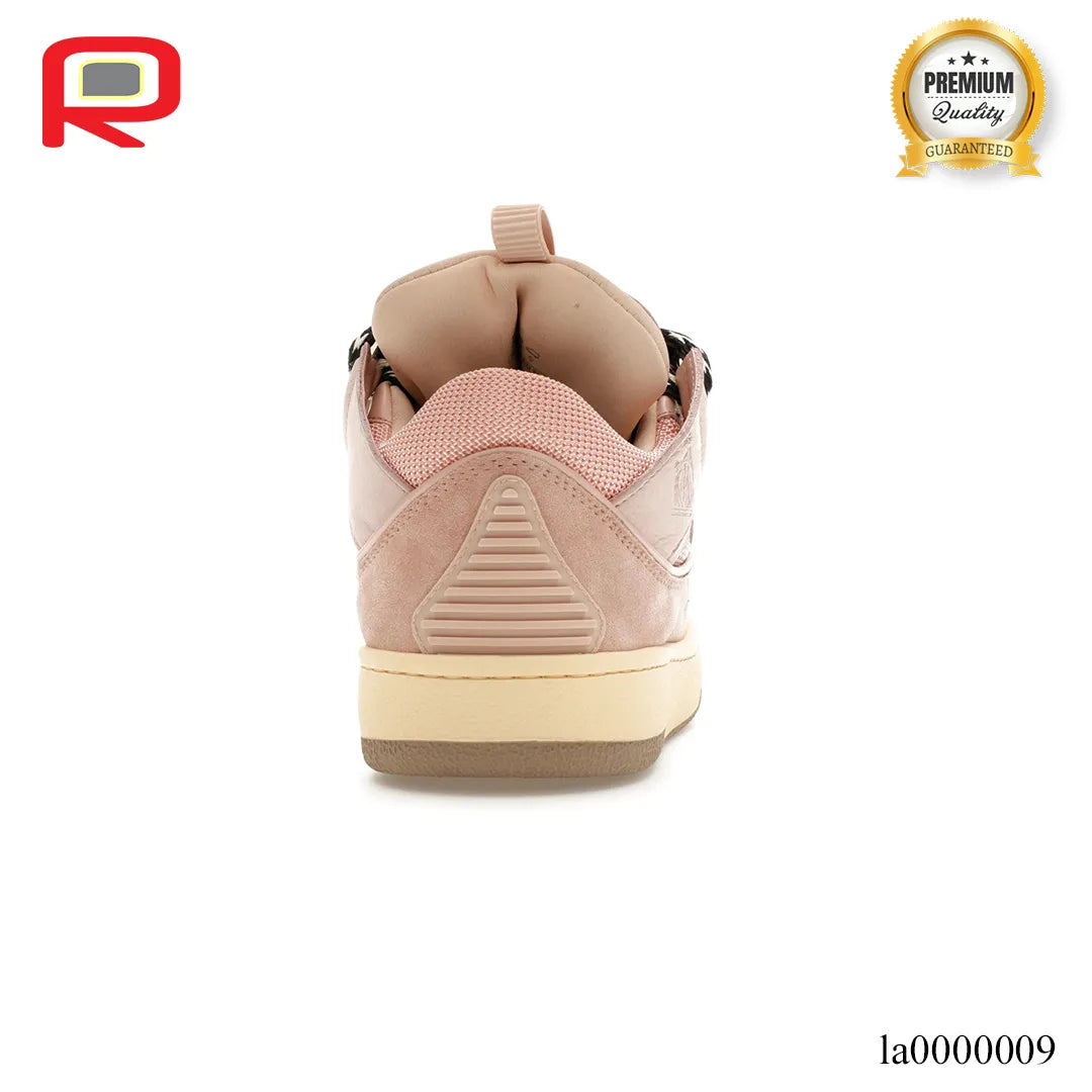 Lanvin Leather Curb Pink Gum Shoes Sneakers - la0000009 image 3