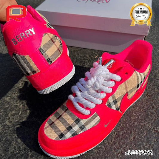 AF 1 x BUR Tahitian Pink Custom Shoes Sneakers - nk0002958 image 2