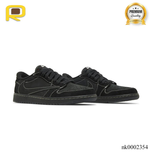 Travis Scott x AJ 1 Low Black Phantom Shoes Sneakers - nk0002354 image 2