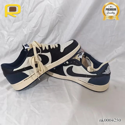 Travis Scott x Fragment x AJ 1 Low Midnight Navy Shoes Sneakers - nk0004250 image 2