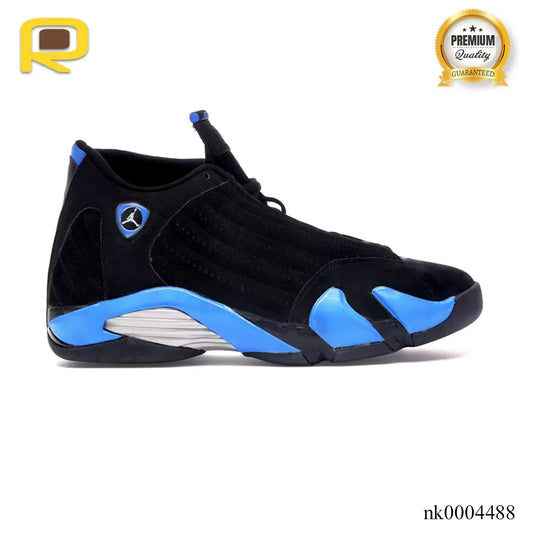 AJ 14 Black University Blue Shoes Sneakers – nk0004488 image 0