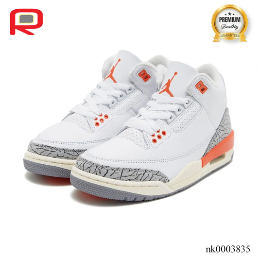 AJ 3 Georgia Peach Shoes Sneakers - nk0003835 image 2