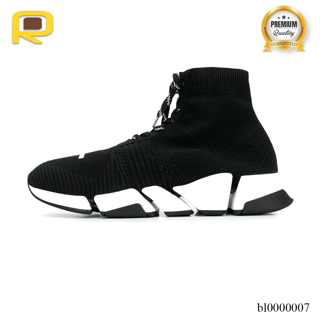BLCG Speed 2.0 Lace-Up Black White Shoes Sneakers - bl0000007 image 1