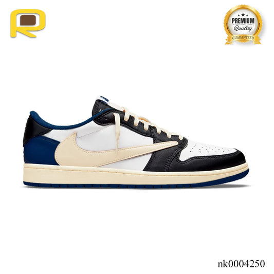 Travis Scott x Fragment x AJ 1 Low Midnight Navy Shoes Sneakers - nk0004250 image 0