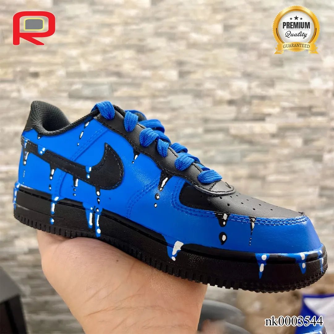 AF 1 Blue Drops Custom Shoes Sneakers - nk0003544 image 6