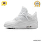 AJ 4 NET White Shoes Sneakers - nk0003908 image 1