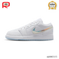 AJ 1 Low Glitter Swoosh Shoes Sneakers - nk0003153 image 2