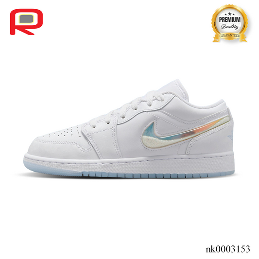 AJ 1 Low Glitter Swoosh Shoes Sneakers - nk0003153 image 2