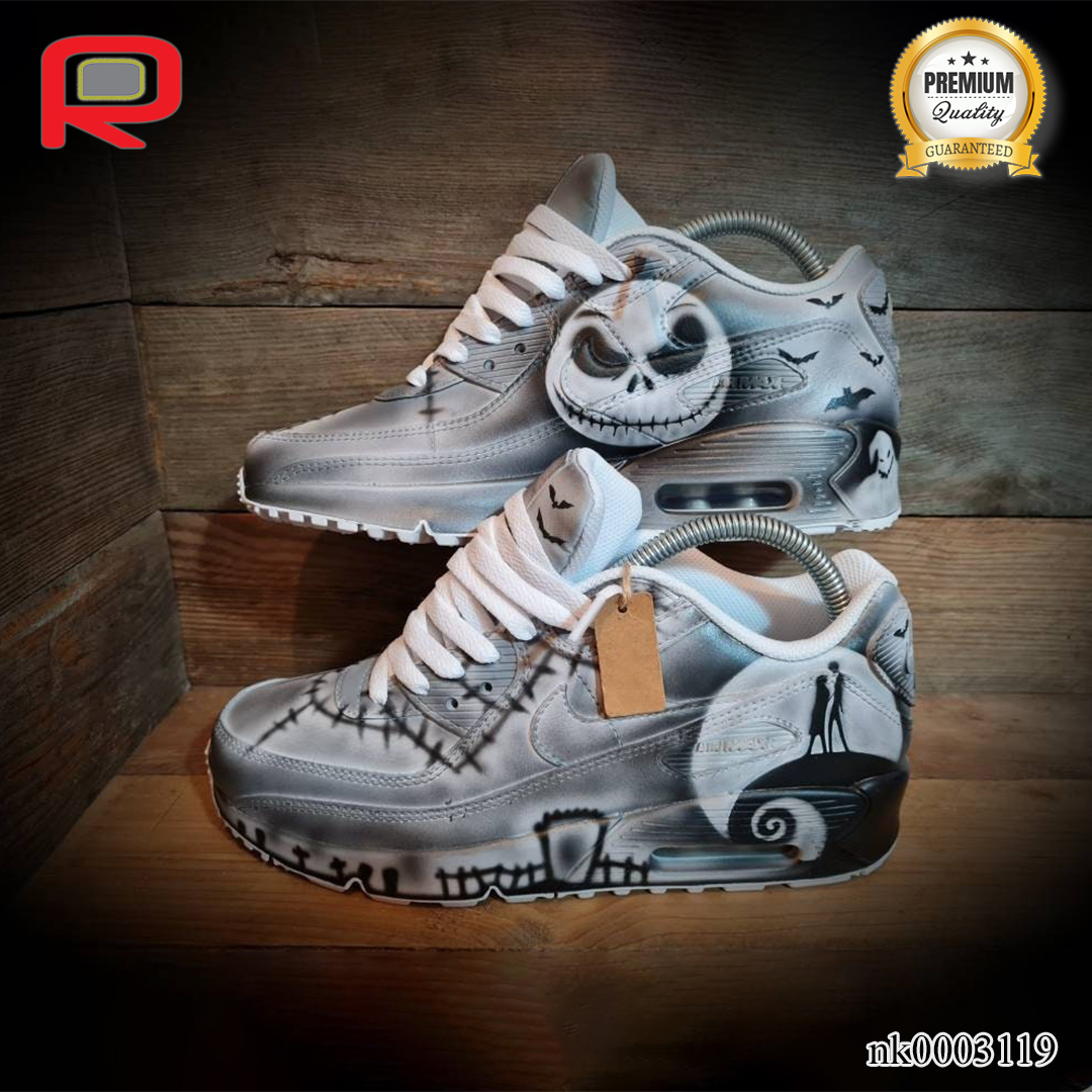 AM 90 Nightmare Before Christmas Custom Shoes Sneakers - nk0003119 image 0