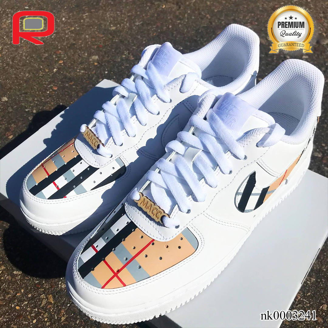 AF 1 BUR 2 Custom Shoes Sneakers - nk0003241 image 1