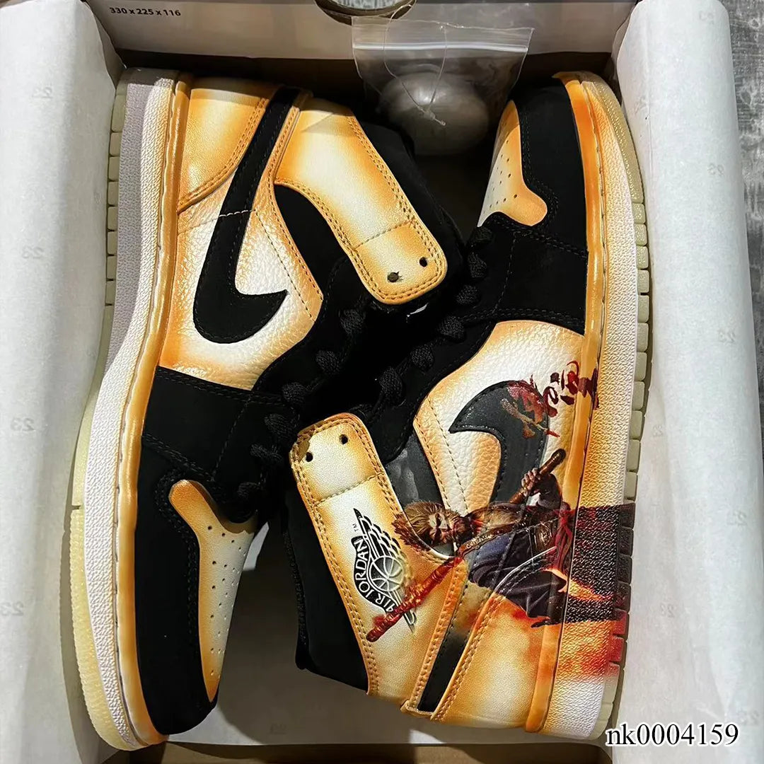 AJ 1 Mid Black Myth Wukong v1 Shoes Sneakers - nk0004159 image 8