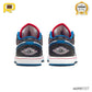 AJ 1 Low SE Black Industrial Blue Shoes Sneakers - nk0003327 image 4