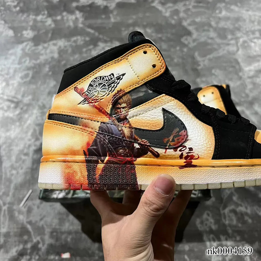AJ 1 Mid Black Myth Wukong v1 Shoes Sneakers - nk0004159 image 5