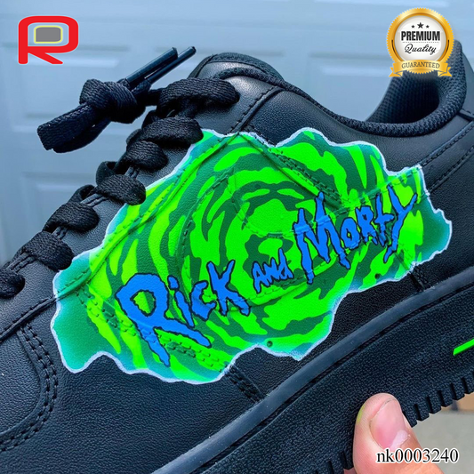 AF 1 Rick & Morty 2 Custom Shoes Sneakers - nk0003240 image 2